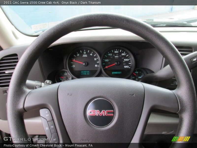 Onyx Black / Dark Titanium 2011 GMC Sierra 1500 Crew Cab 4x4