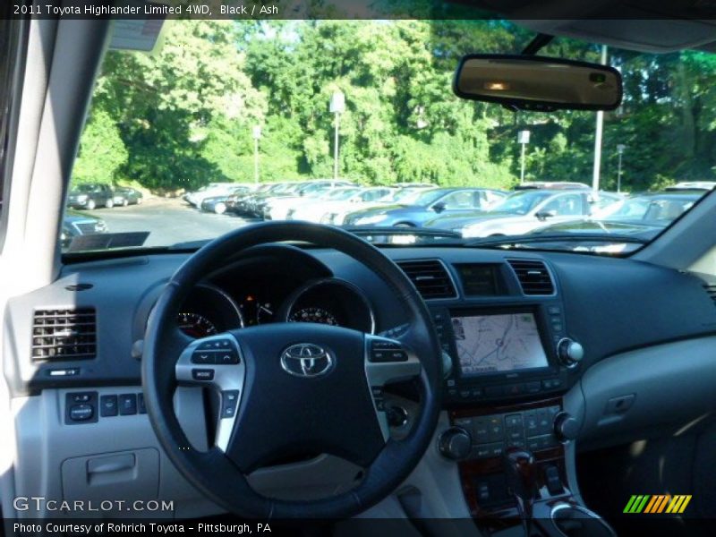 Black / Ash 2011 Toyota Highlander Limited 4WD