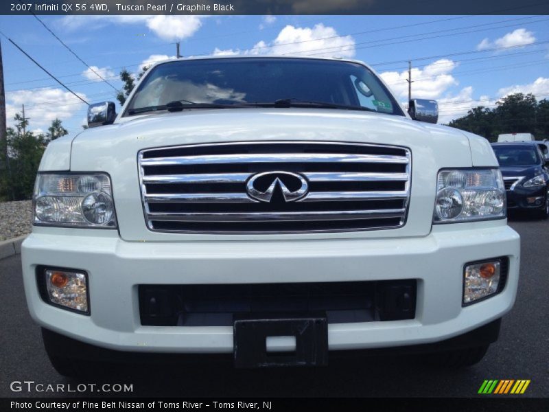 Tuscan Pearl / Graphite Black 2007 Infiniti QX 56 4WD