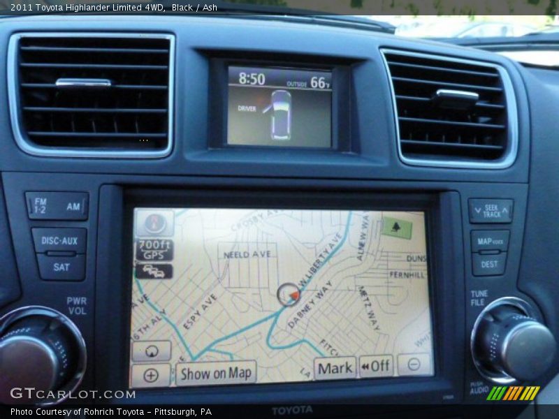 Black / Ash 2011 Toyota Highlander Limited 4WD