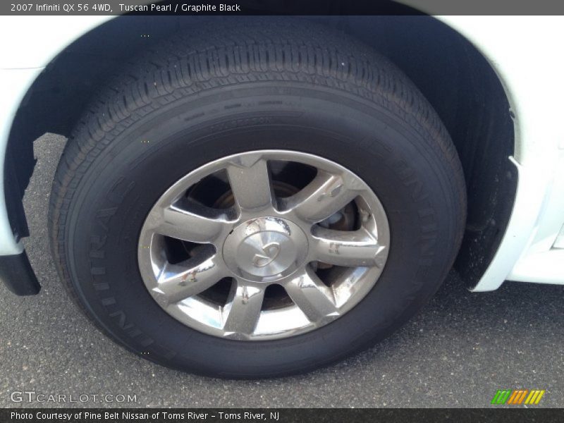 Tuscan Pearl / Graphite Black 2007 Infiniti QX 56 4WD