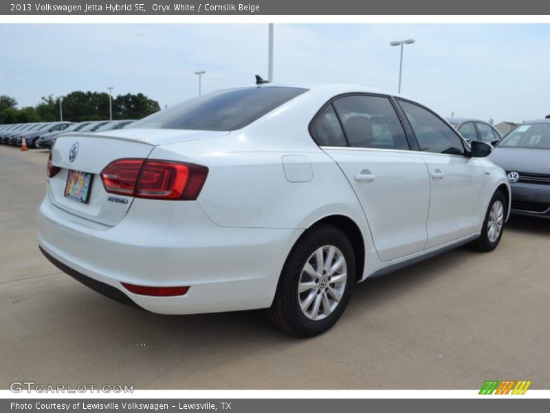 Oryx White / Cornsilk Beige 2013 Volkswagen Jetta Hybrid SE