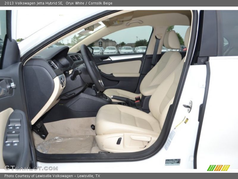 Oryx White / Cornsilk Beige 2013 Volkswagen Jetta Hybrid SE