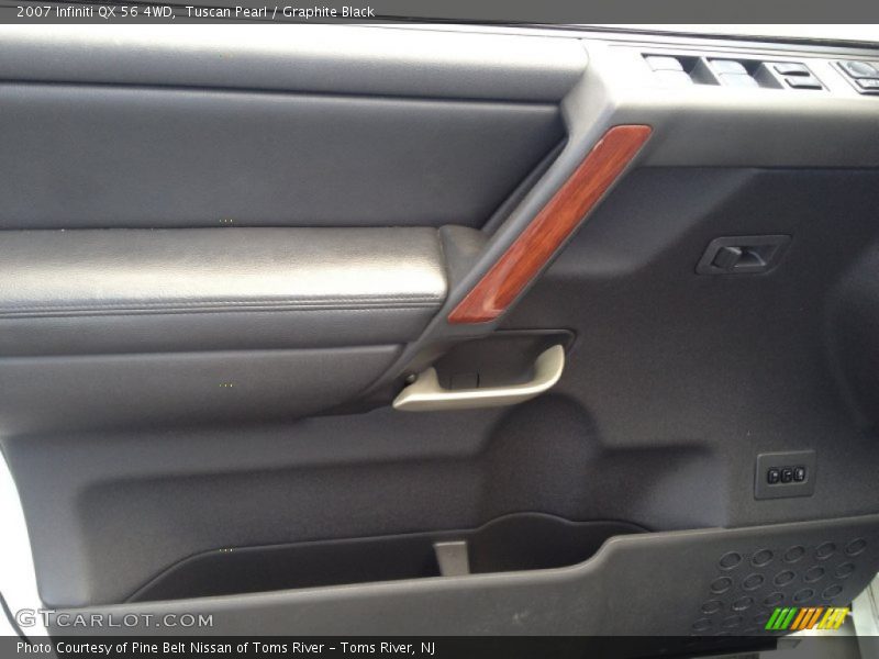 Tuscan Pearl / Graphite Black 2007 Infiniti QX 56 4WD