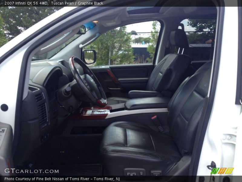 Tuscan Pearl / Graphite Black 2007 Infiniti QX 56 4WD