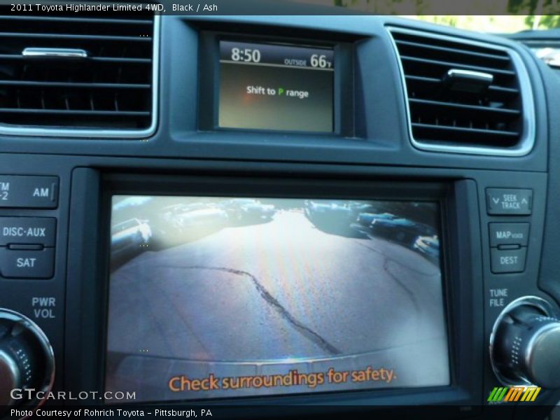 Black / Ash 2011 Toyota Highlander Limited 4WD