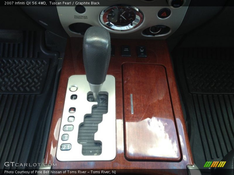 Tuscan Pearl / Graphite Black 2007 Infiniti QX 56 4WD