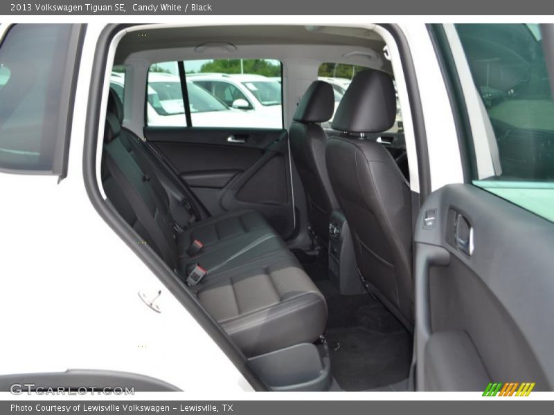 Candy White / Black 2013 Volkswagen Tiguan SE
