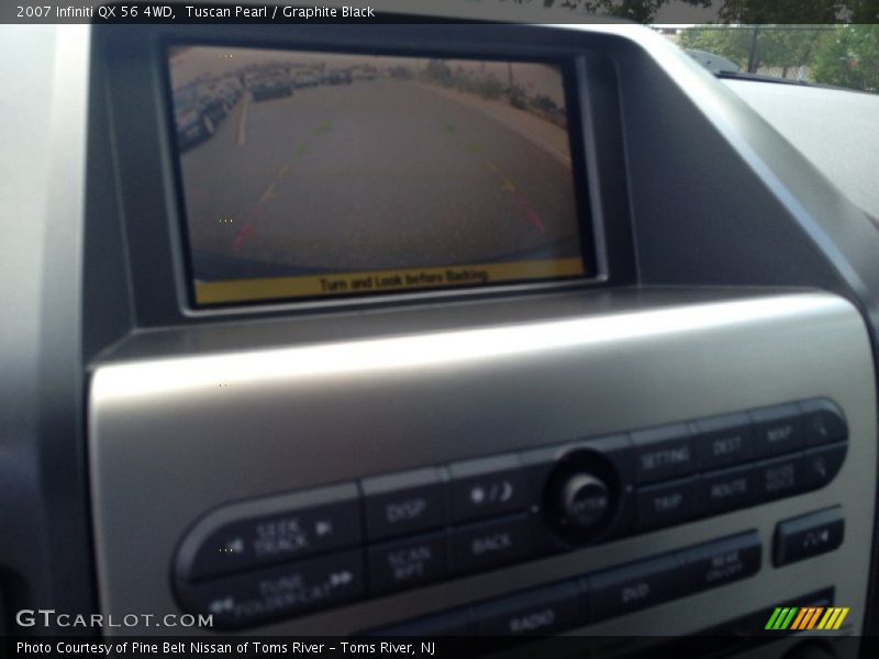 Tuscan Pearl / Graphite Black 2007 Infiniti QX 56 4WD