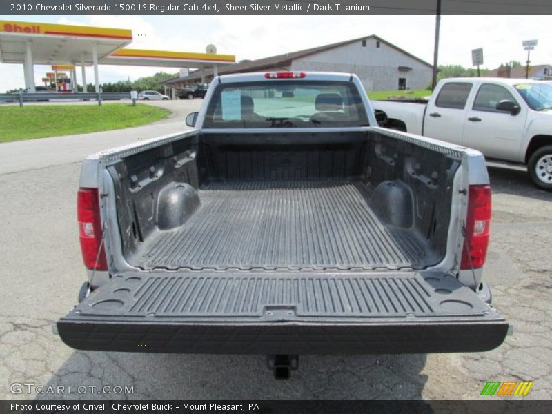 Sheer Silver Metallic / Dark Titanium 2010 Chevrolet Silverado 1500 LS Regular Cab 4x4
