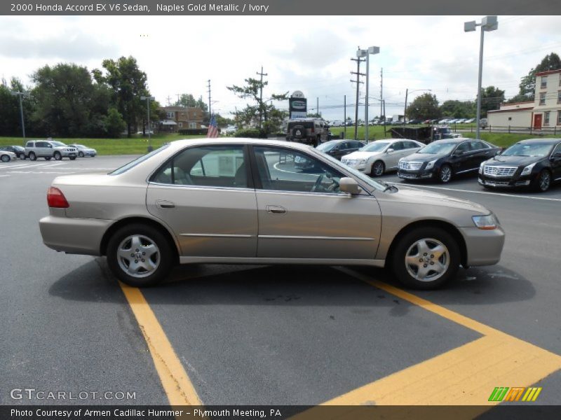 Naples Gold Metallic / Ivory 2000 Honda Accord EX V6 Sedan