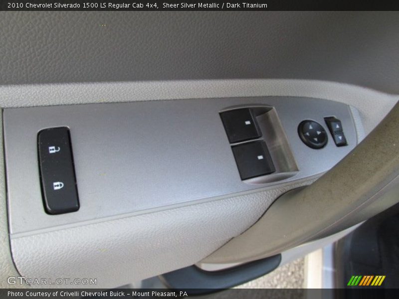 Sheer Silver Metallic / Dark Titanium 2010 Chevrolet Silverado 1500 LS Regular Cab 4x4
