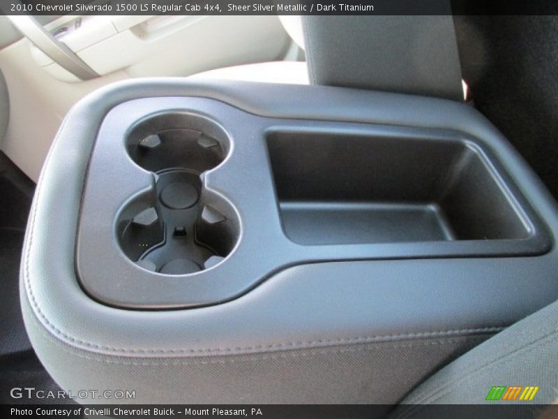 Sheer Silver Metallic / Dark Titanium 2010 Chevrolet Silverado 1500 LS Regular Cab 4x4