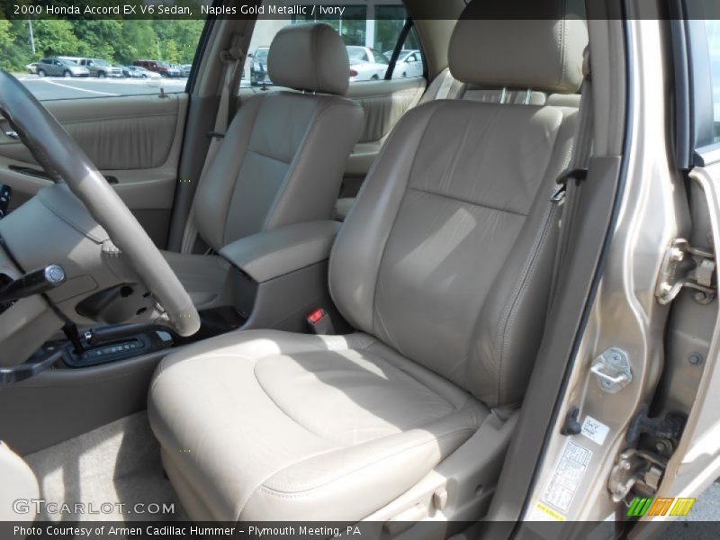 Naples Gold Metallic / Ivory 2000 Honda Accord EX V6 Sedan