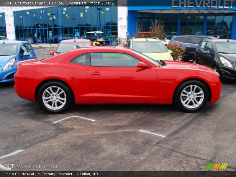 Crystal Red Tintcoat / Black 2013 Chevrolet Camaro LT Coupe