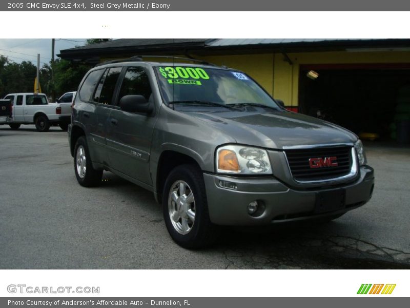 Steel Grey Metallic / Ebony 2005 GMC Envoy SLE 4x4