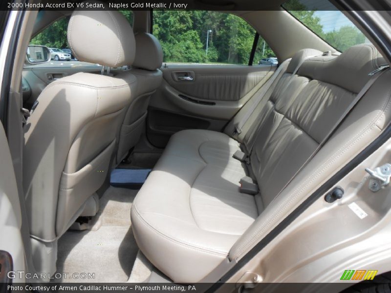 Naples Gold Metallic / Ivory 2000 Honda Accord EX V6 Sedan