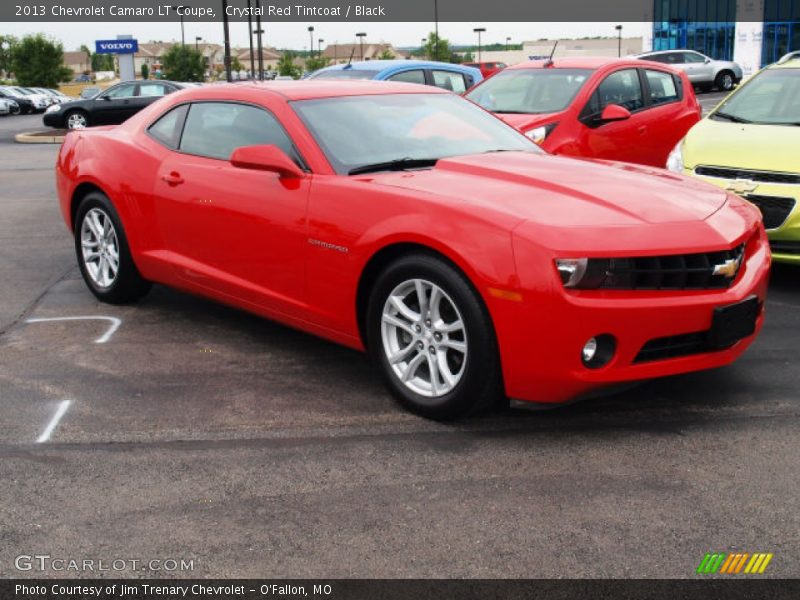 Crystal Red Tintcoat / Black 2013 Chevrolet Camaro LT Coupe