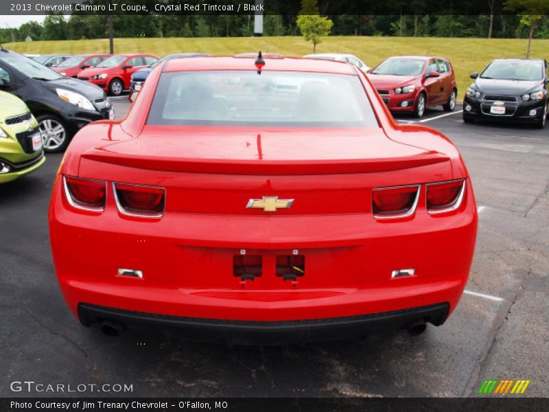 Crystal Red Tintcoat / Black 2013 Chevrolet Camaro LT Coupe