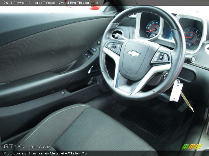 Crystal Red Tintcoat / Black 2013 Chevrolet Camaro LT Coupe