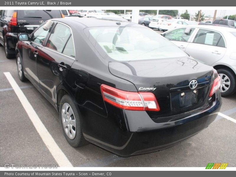 Black / Bisque 2011 Toyota Camry LE