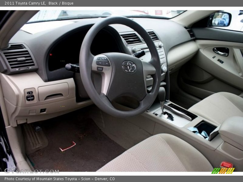 Black / Bisque 2011 Toyota Camry LE