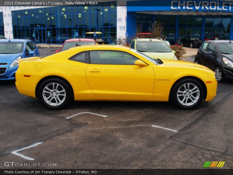 Rally Yellow / Black 2013 Chevrolet Camaro LT Coupe