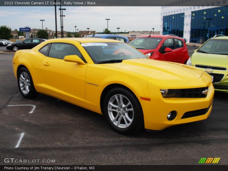 Rally Yellow / Black 2013 Chevrolet Camaro LT Coupe