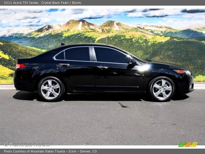 Crystal Black Pearl / Ebony 2011 Acura TSX Sedan