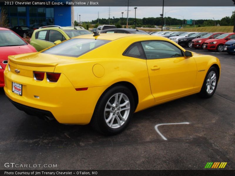 Rally Yellow / Black 2013 Chevrolet Camaro LT Coupe