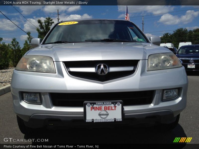 Starlight Silver Metallic / Ebony 2004 Acura MDX Touring