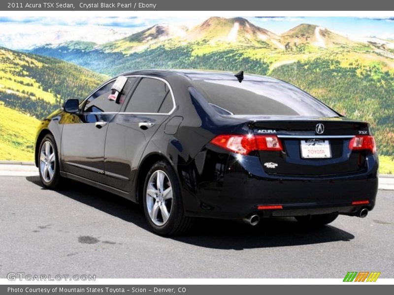 Crystal Black Pearl / Ebony 2011 Acura TSX Sedan