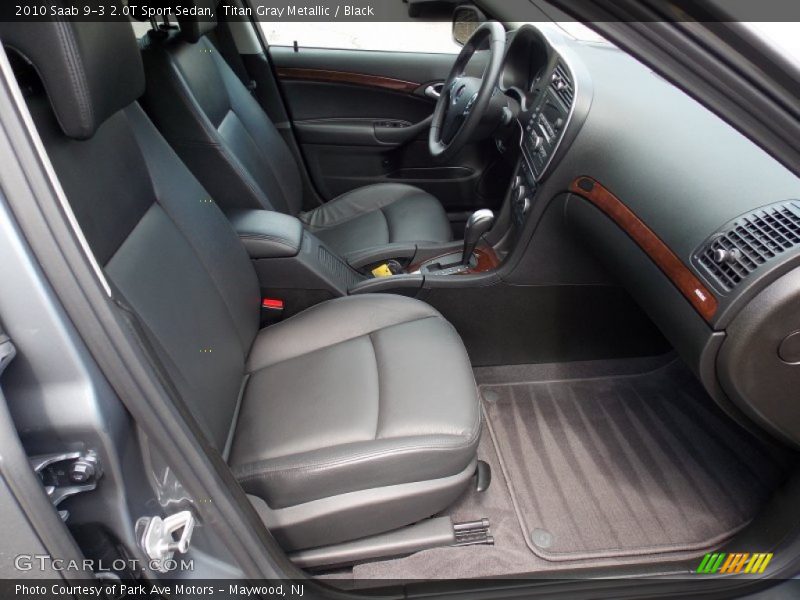 Front Seat of 2010 9-3 2.0T Sport Sedan