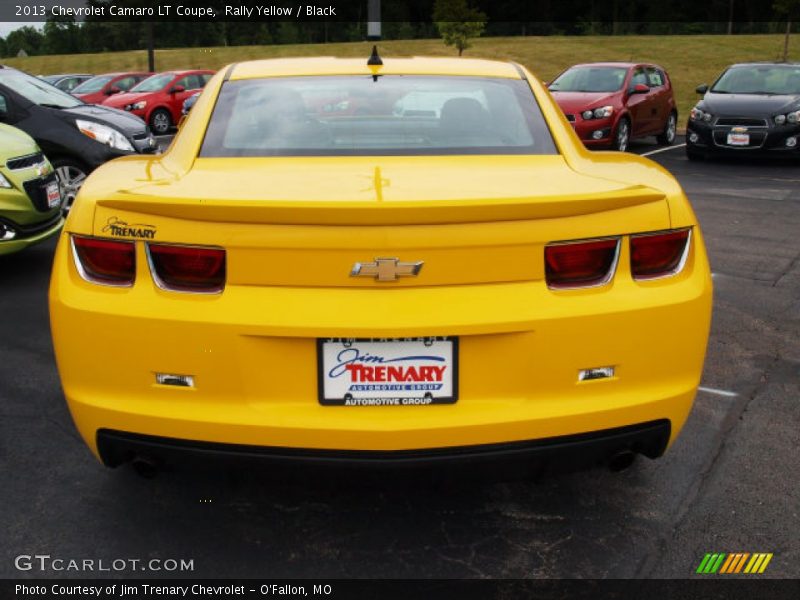 Rally Yellow / Black 2013 Chevrolet Camaro LT Coupe