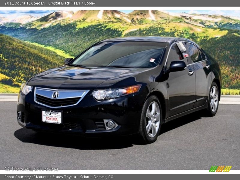 Crystal Black Pearl / Ebony 2011 Acura TSX Sedan