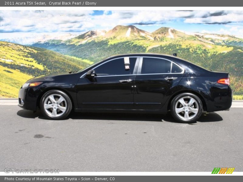 Crystal Black Pearl / Ebony 2011 Acura TSX Sedan