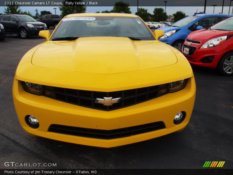 Rally Yellow / Black 2013 Chevrolet Camaro LT Coupe