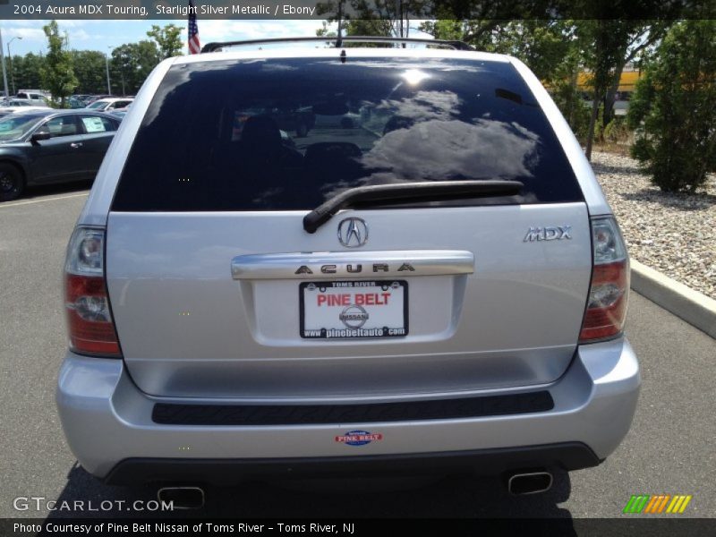Starlight Silver Metallic / Ebony 2004 Acura MDX Touring