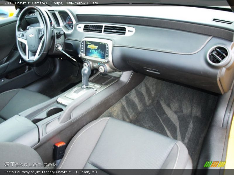 Rally Yellow / Black 2013 Chevrolet Camaro LT Coupe