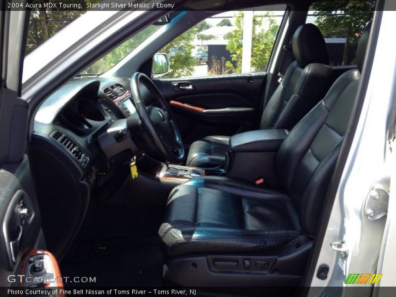 Starlight Silver Metallic / Ebony 2004 Acura MDX Touring