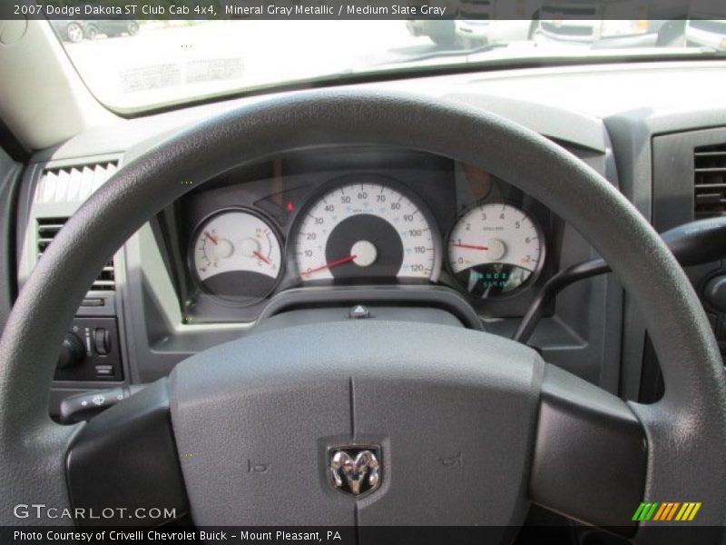 Mineral Gray Metallic / Medium Slate Gray 2007 Dodge Dakota ST Club Cab 4x4