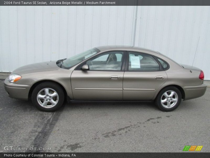 Arizona Beige Metallic / Medium Parchment 2004 Ford Taurus SE Sedan