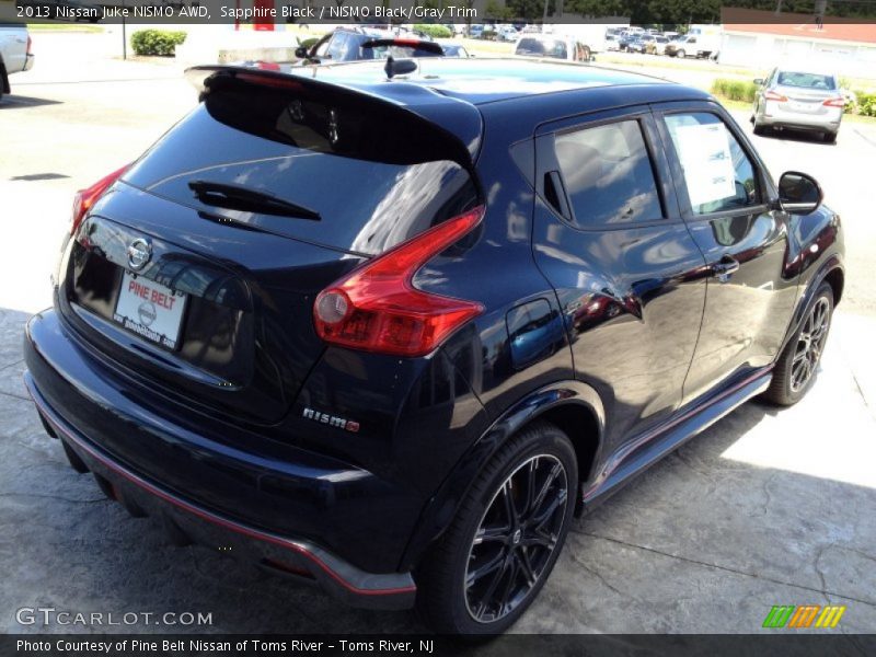 Sapphire Black / NISMO Black/Gray Trim 2013 Nissan Juke NISMO AWD