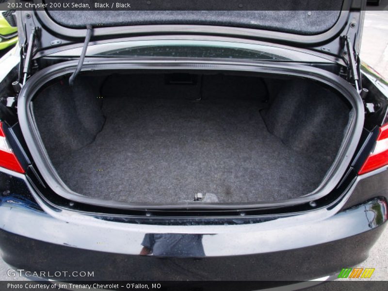 Black / Black 2012 Chrysler 200 LX Sedan