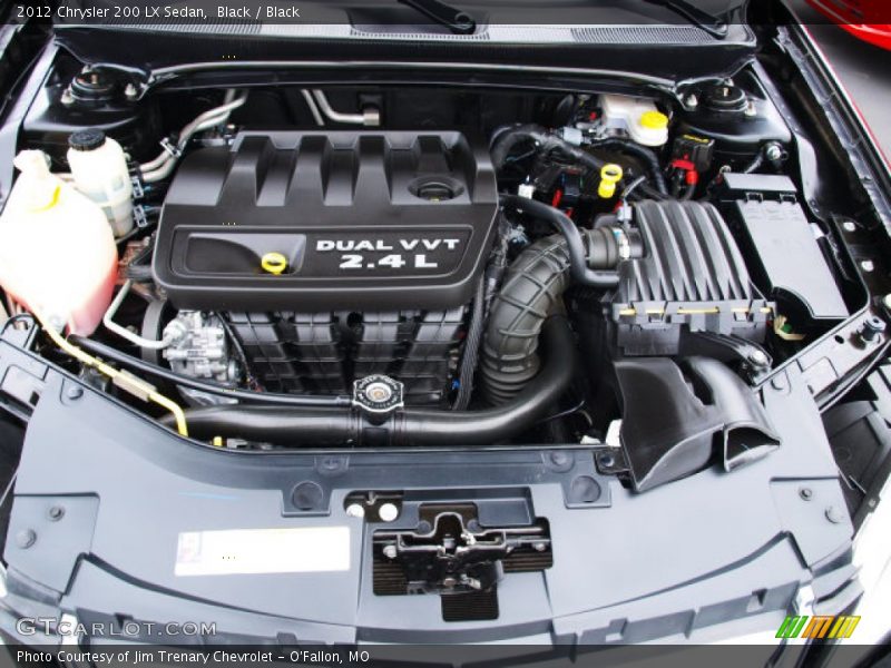 Black / Black 2012 Chrysler 200 LX Sedan