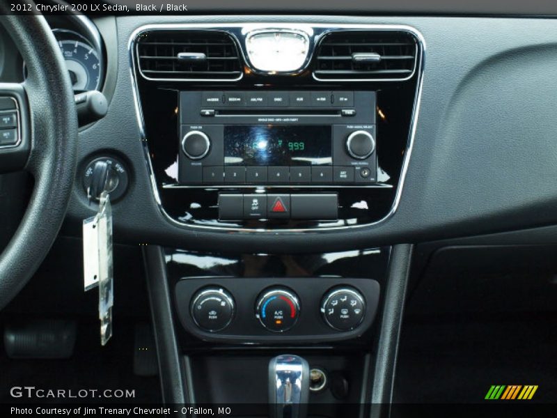 Black / Black 2012 Chrysler 200 LX Sedan