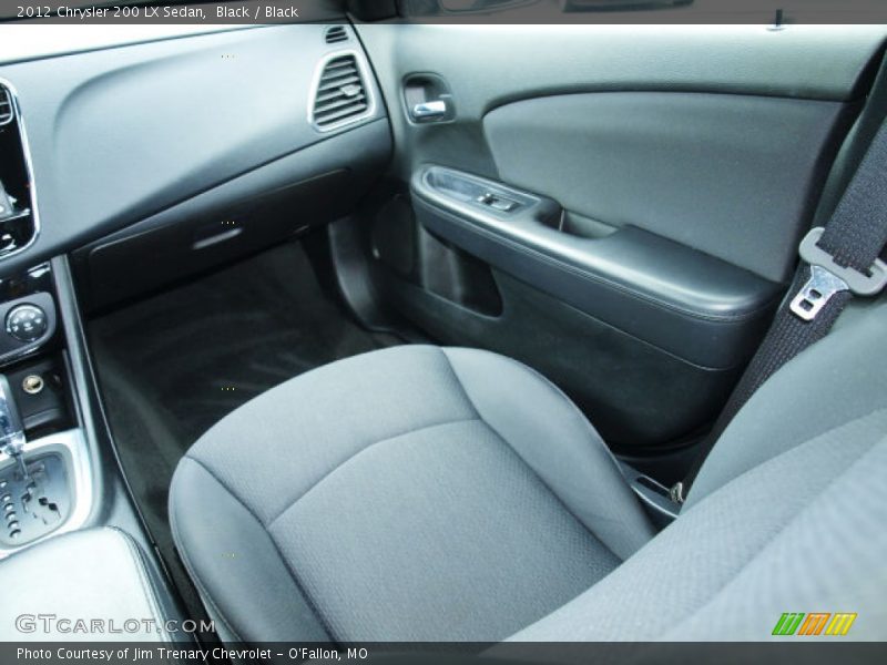 Black / Black 2012 Chrysler 200 LX Sedan