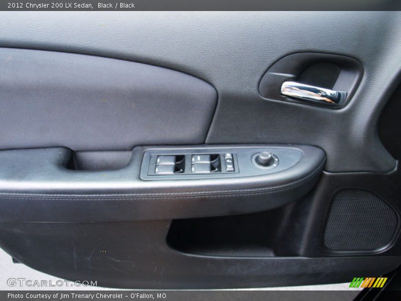 Black / Black 2012 Chrysler 200 LX Sedan