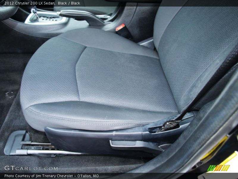 Black / Black 2012 Chrysler 200 LX Sedan