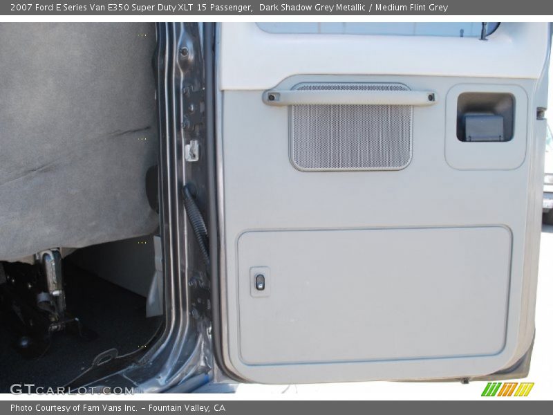 Dark Shadow Grey Metallic / Medium Flint Grey 2007 Ford E Series Van E350 Super Duty XLT 15 Passenger